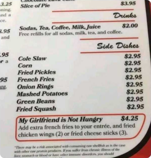 girlfriend isn't hungry