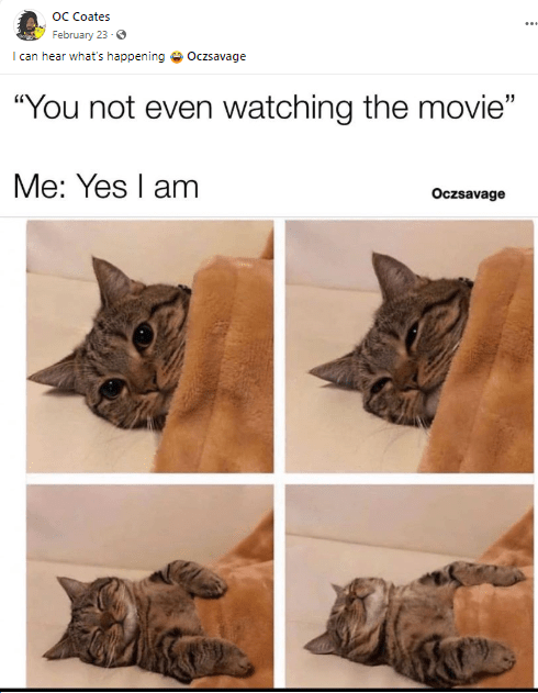 watching the movie